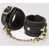 Черные наручники Bound to You Faux Leather Wrist Cuffs - Fifty Shades of Grey - купить с доставкой в Новороссийске
