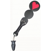 Шлёпалка  Черви  с анальным плагом - LOVETOY (А-Полимер) - купить с доставкой в Новороссийске