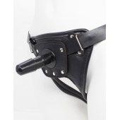 Черный пояс для насадок CLASS STRAP Restyling - LOVETOY (А-Полимер) - купить с доставкой в Новороссийске