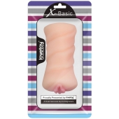 Телесный мастурбатор-вагина X-Basic Pocket Pussy без вибрации - Lovetoy - в Новороссийске купить с доставкой