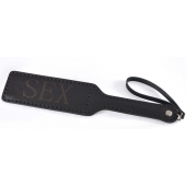 Черная гладкая шлепалка SEX - 35 см. - Sitabella - купить с доставкой в Новороссийске