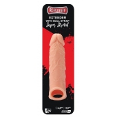 Телесная насадка EXTENDER WITH BALL STRAP 6.5 - 17 см. - Dream Toys - в Новороссийске купить с доставкой