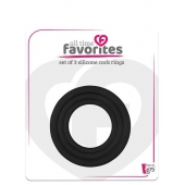Набор из 3 эрекционных колец SILICONE COCKRINGS - Dream Toys - в Новороссийске купить с доставкой