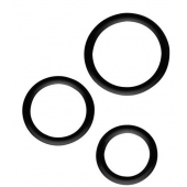 Набор из 3 эрекционных колец SILICONE COCKRINGS - Dream Toys - в Новороссийске купить с доставкой