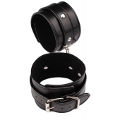 Черные оковы Classic Ankle Cuffs - Chisa - купить с доставкой в Новороссийске