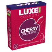 Презервативы с ароматом вишни LUXE Royal Cherry Collection - 3 шт. - Luxe - купить с доставкой в Новороссийске
