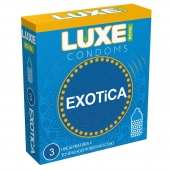 Текстурированные презервативы LUXE Royal Exotica - 3 шт. - Luxe - купить с доставкой в Новороссийске