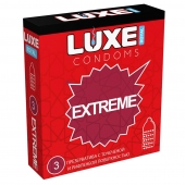 Текстурированные презервативы LUXE Royal Extreme - 3 шт. - Luxe - купить с доставкой в Новороссийске