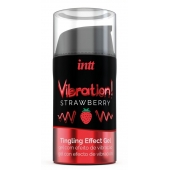 Жидкий интимный гель с эффектом вибрации Vibration! Strawberry - 15 мл. - INTT - купить с доставкой в Новороссийске