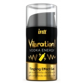 Жидкий интимный гель с эффектом вибрации Vibration! Vodka Energy - 15 мл. - INTT - купить с доставкой в Новороссийске