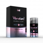 Жидкий интимный гель с эффектом вибрации Vibration! Bubble Gum - 15 мл. - INTT - купить с доставкой в Новороссийске
