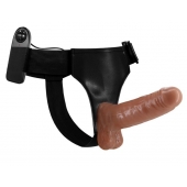 Страпон на трусиках с вибрацией Ultra Passionate Harness - 16 см. - Baile - купить с доставкой в Новороссийске