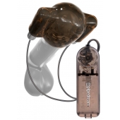 Дымчатый вибростимулятор головки пениса Dual Vibrating Head Teaser - Pipedream - в Новороссийске купить с доставкой