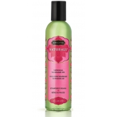 Массажное масло Naturals Strawberry Dreams с ароматом клубники - 236 мл. - Kama Sutra - купить с доставкой в Новороссийске