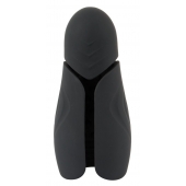 Черный силиконовый вибромастурбатор с нагревом Masturbator with 2 Functions - Orion - в Новороссийске купить с доставкой
