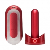 Красный мастурбатор Flip Zero Red   Warmer с подогревом - Tenga - в Новороссийске купить с доставкой