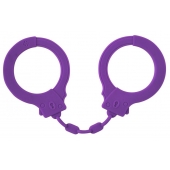 Фиолетовые силиконовые поножи Limitation - Lola Games - купить с доставкой в Новороссийске