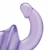 Фиолетовый безремневой страпон Strapless Strap-On - Lux Fetish - купить с доставкой в Новороссийске
