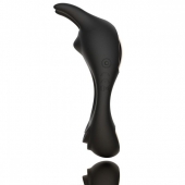 Черное эрекционное кольцо с двумя моторами Zeus Dual Vibe Cock Ring - FeelzToys - в Новороссийске купить с доставкой