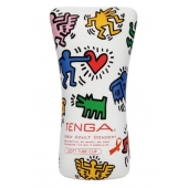 Мастурбатор-туба Keith Haring Soft Tube CUP - Tenga - в Новороссийске купить с доставкой