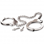 Металлические наручники Metal Leg Cuffs - Pipedream - купить с доставкой в Новороссийске