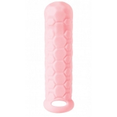Розовый фаллоудлинитель Homme Long - 15,5 см. - Lola Games - в Новороссийске купить с доставкой