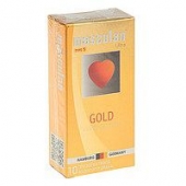 Презервативы Masculan Ultra Gold с золотым напылением и ароматом ванили - 10 шт. - Masculan - купить с доставкой в Новороссийске