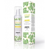 Разогревающее массажное масло Gourmet Spearmint Organic с органическими ингредиентами - 50 мл. - Exsens - купить с доставкой в Новороссийске