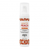 Разогревающее массажное масло Gourmet White Peach Organic с органическими ингредиентами - 50 мл. - Exsens - купить с доставкой в Новороссийске