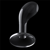 Прозрачный стимулятор простаты Flawless Clear Prostate Plug - 15 см. - Lovetoy - в Новороссийске купить с доставкой