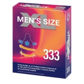 Стимулирующая насадка на пенис MEN SIZE 333 - Sitabella - в Новороссийске купить с доставкой