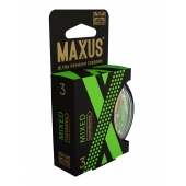 Презервативы в пластиковом кейсе MAXUS AIR Mixed - 3 шт. - Maxus - купить с доставкой в Новороссийске