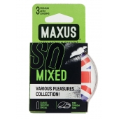Презервативы в пластиковом кейсе MAXUS AIR Mixed - 3 шт. - Maxus - купить с доставкой в Новороссийске