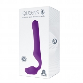 Лиловый безремневой страпон Queens M - Adrien Lastic - купить с доставкой в Новороссийске