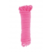Розовая веревка для связывания Sweet Caress Rope - 10 метров - Sweet Caress - купить с доставкой в Новороссийске