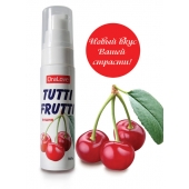 Гель-смазка Tutti-frutti с вишнёвым вкусом - 30 гр. - Биоритм - купить с доставкой в Новороссийске