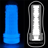 Светящийся в темноте мастурбатор Lumino Play Masturbator Ribbed - Lovetoy - в Новороссийске купить с доставкой