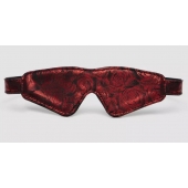 Двусторонняя красно-черная маска на глаза Reversible Faux Leather Blindfold - Fifty Shades of Grey - купить с доставкой в Новороссийске