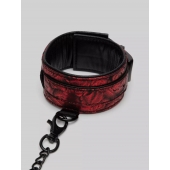 Красно-черные оковы Reversible Faux Leather Ankle Cuffs - Fifty Shades of Grey - купить с доставкой в Новороссийске