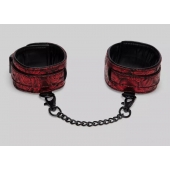 Красно-черные оковы Reversible Faux Leather Ankle Cuffs - Fifty Shades of Grey - купить с доставкой в Новороссийске