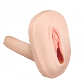Мастурбатор-вагина с вибрацией и выносным пультом управления REALSTUFF SMOOTH   BALD - Dream Toys - в Новороссийске купить с доставкой