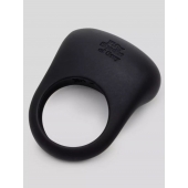 Черное эрекционное виброкольцо Sensation Rechargeable Vibrating Love Ring - Fifty Shades of Grey - в Новороссийске купить с доставкой