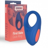Синее эрекционное кольцо RRRING First Date Cock Ring - FeelzToys - в Новороссийске купить с доставкой