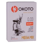 Набор из 4 презервативов OKOTO MegaMIX - Sitabella - купить с доставкой в Новороссийске