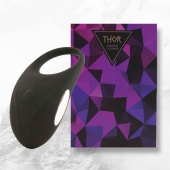 Черное эрекционное виброкольцо Thor Cockring - FeelzToys - в Новороссийске купить с доставкой