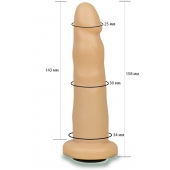 Телесная насадка Harness - 15,8 см. - LOVETOY (А-Полимер) - купить с доставкой в Новороссийске