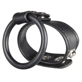 Двойное кольцо выносливости на пенис DUAL STAMINA RING - BlueLine - в Новороссийске купить с доставкой