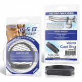 Кольцо на пенис из искусственной кожи на липучке VELCRO COCK RING - 5 см. - BlueLine - в Новороссийске купить с доставкой