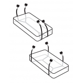 Фиксаторы для кровати WRAPAROUND MATTRESS RESTRAIN - Pipedream - купить с доставкой в Новороссийске