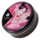 Массажная свеча Rose Petals с ароматом розы - 30 мл. - Shunga - купить с доставкой в Новороссийске